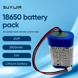 Original 7.4V 3500mah 18650 2S1P built-in BMS rechargeable lithium-ion battery pack for camera electric toy backup battery