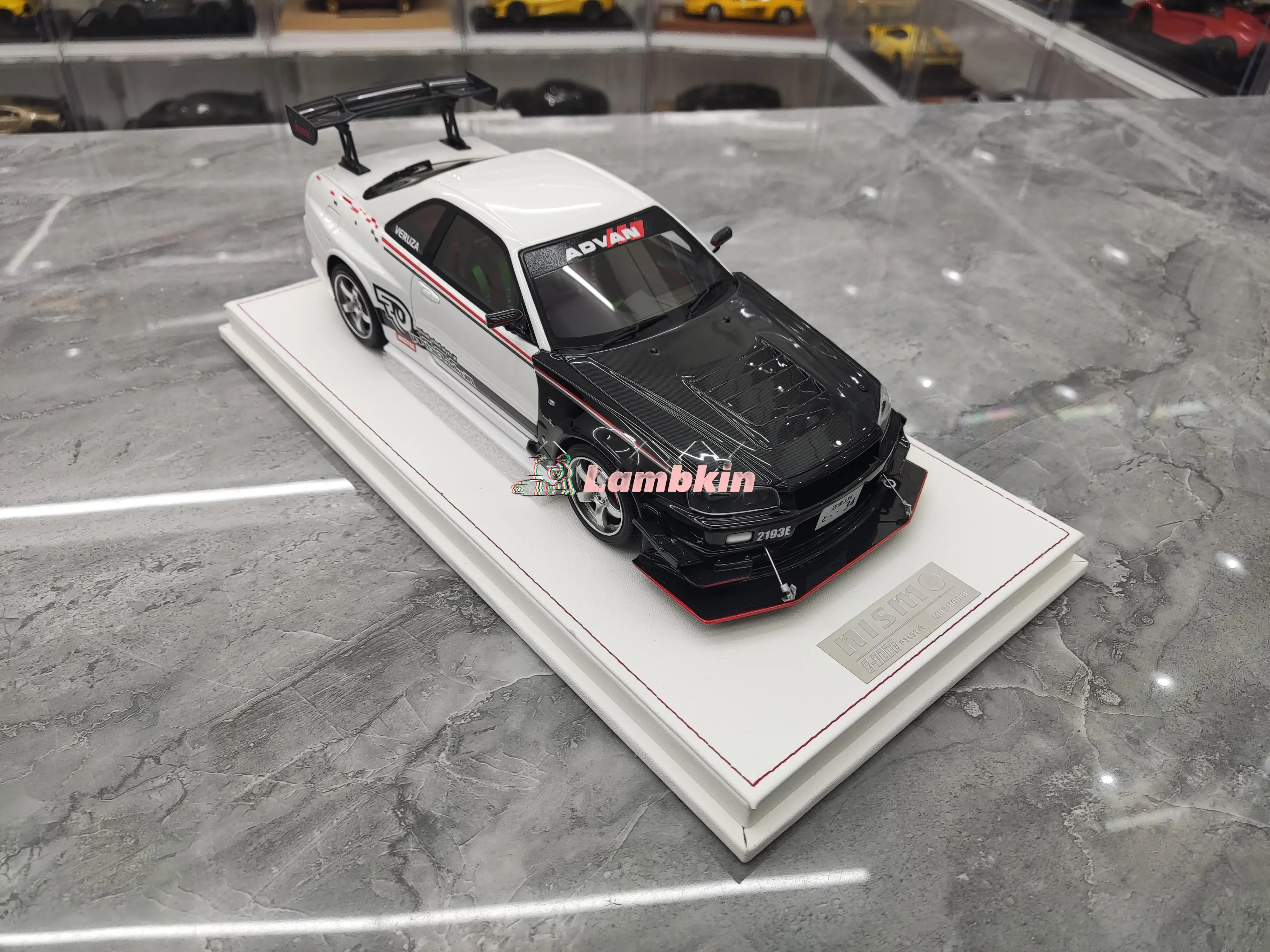 LINE MODEL 1/18 For GTR R34 Skyline Limited Edition Simulation Resin Car Model Collection