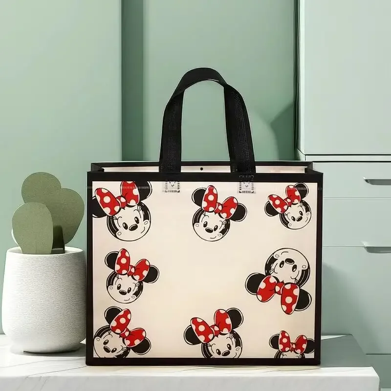 Disney Mickey Minnie mouse lady canvas messenger shoulder bag cartoon fashion  handbag women messenger bag shopping