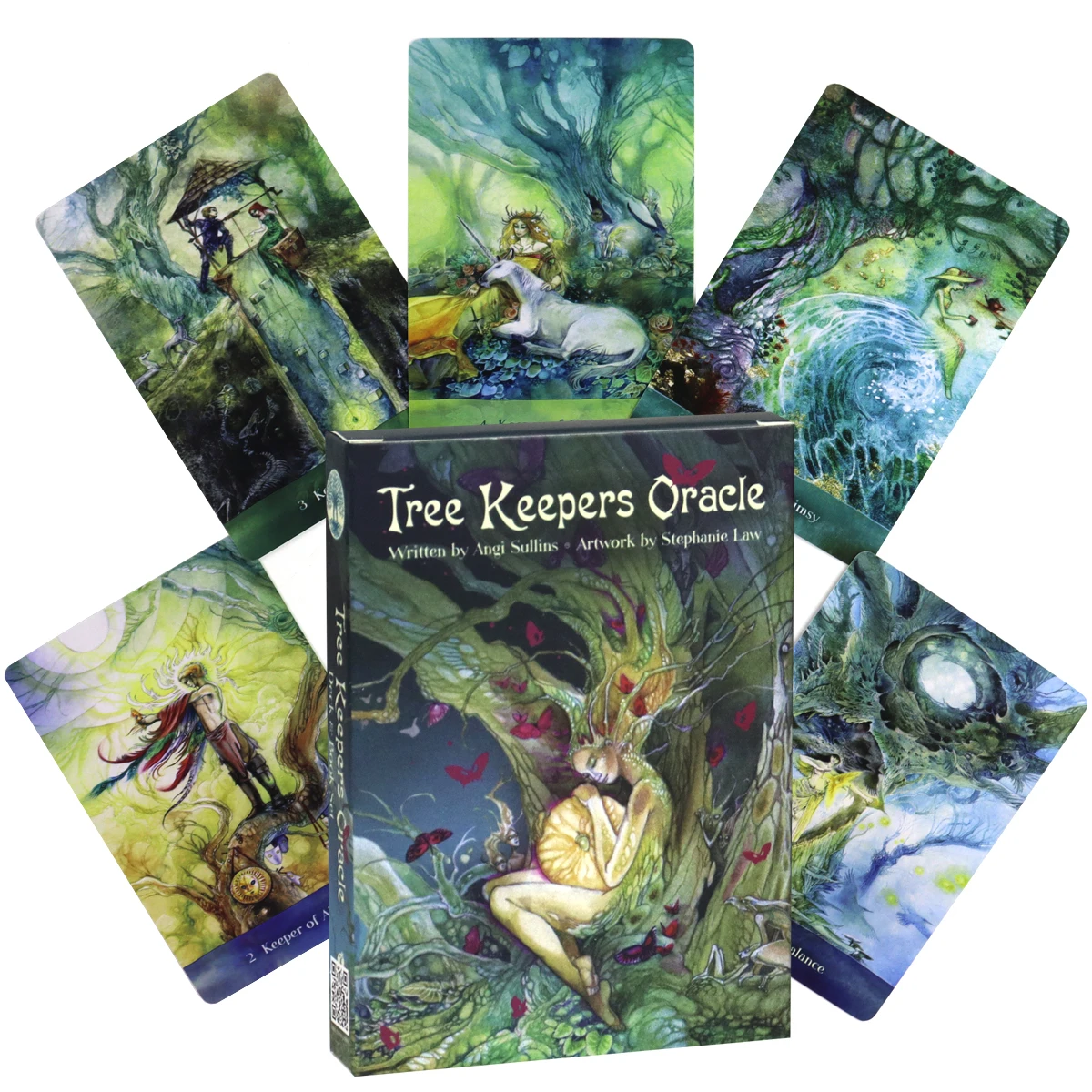 Tree Keepers Oracle Cards For Family Party High Quality Fortune Telling Divination Tarot Cards Deck