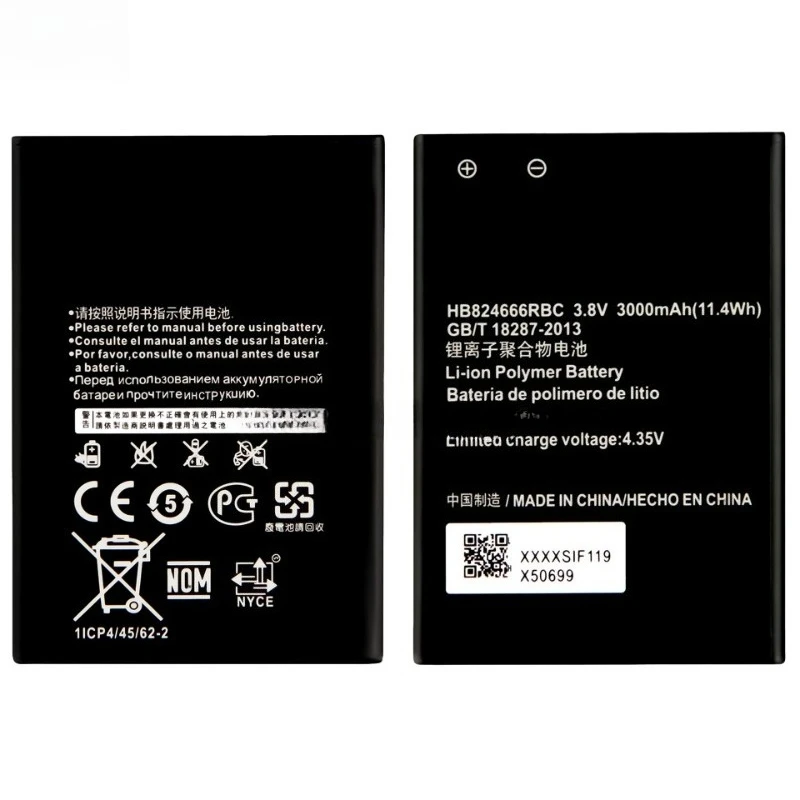 3000mAh for Huawei E5577 External Mobile Phone Charging Battery HB824666RBC