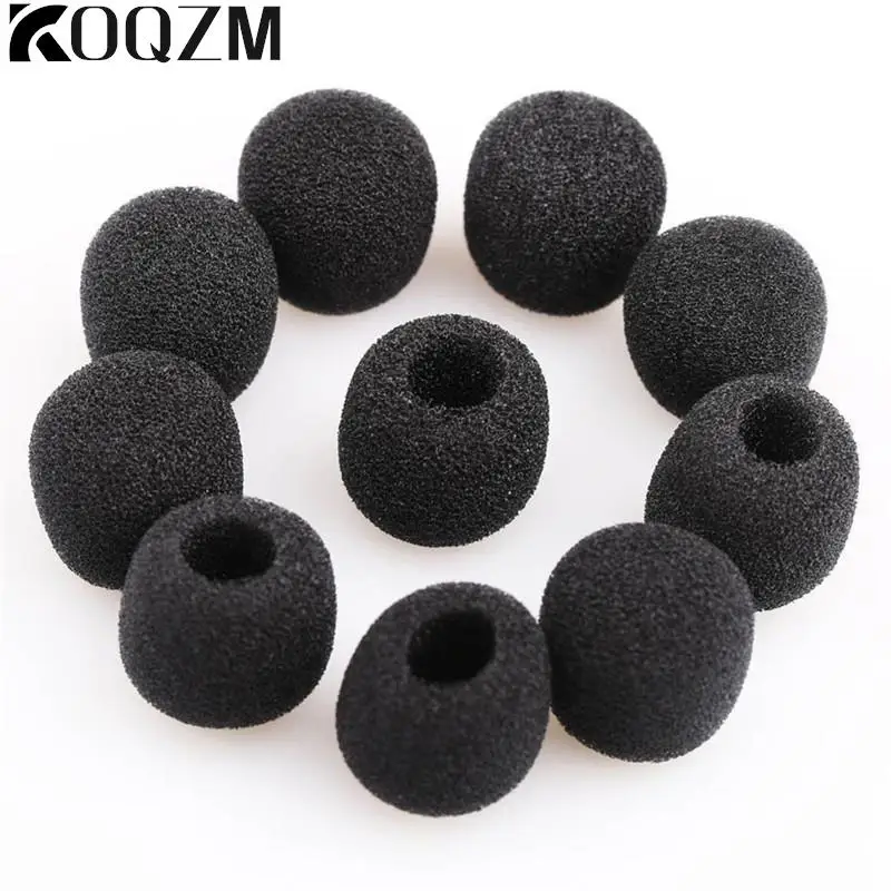 5 pçs fone de ouvido substituição espuma microfone capa microfone microfone mic caso windscreen microfone esponja capa