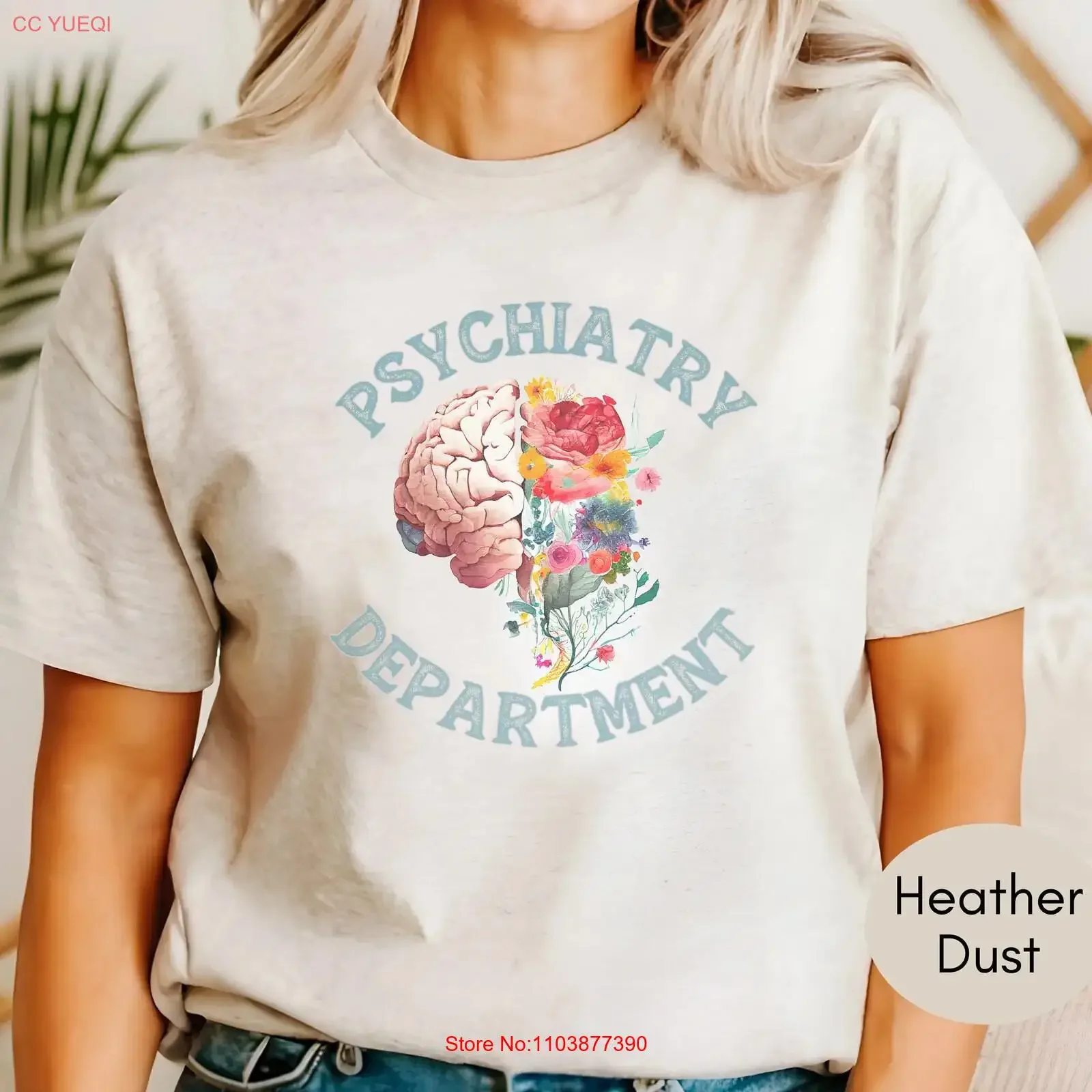 Équipe psychiatrique pour infirmière psychique t-shirt semaine enregistrée RN étudiant soins infirmiers remise des diplômes vintage lavé confortable étiré