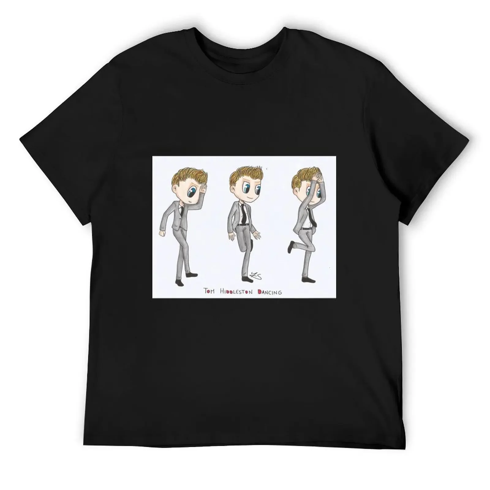 

Tom Hiddleston dancing T-Shirt customs design your own plus size clothes man t shirt aesthetic clothes tshirts for men