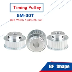 Timing Pulley 5M-30T Bore 6/6.35/8/10/12/12.7/14/15/16/17/19/20 mm Pulley Slot Width 16/21 mm For Width 15/20mm 5M-timing belt