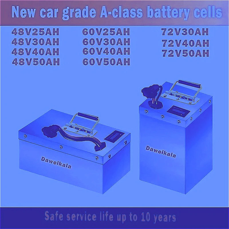 

Large capacity 48V/60V/72V lithium iron phosphate battery/3000 cycles/suitable for electric tricycles/motorcycles