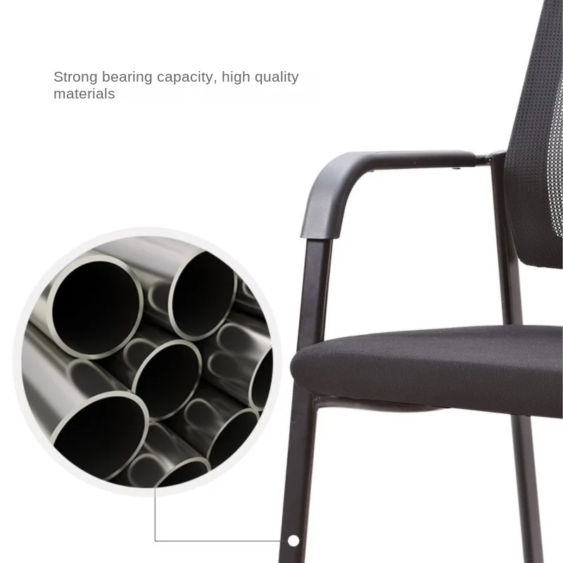 Four Leg Office Conference Chair Foldable With Armrests Home Computer Chair High-quality Mesh Multi-functional Leisure Chair New