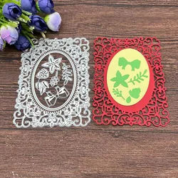 2022New Lace background Frame Metal Cutting Dies Stencils For DIY Scrapbooking Decorative Embossing Handcraft Template