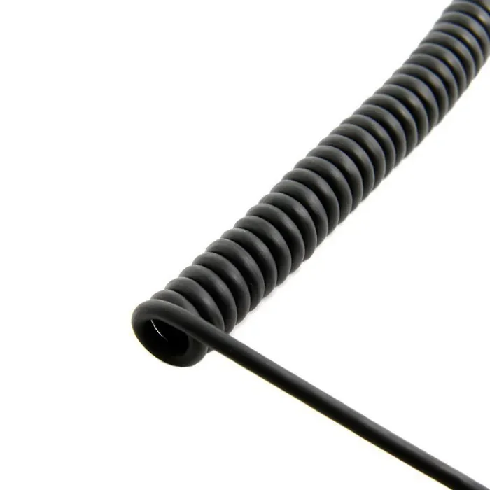 Angled Coiled USB A Type Male To Mini USB Male 90 Degree 5pin B Connector Spiral Stretch Data Cable Cord 20cm