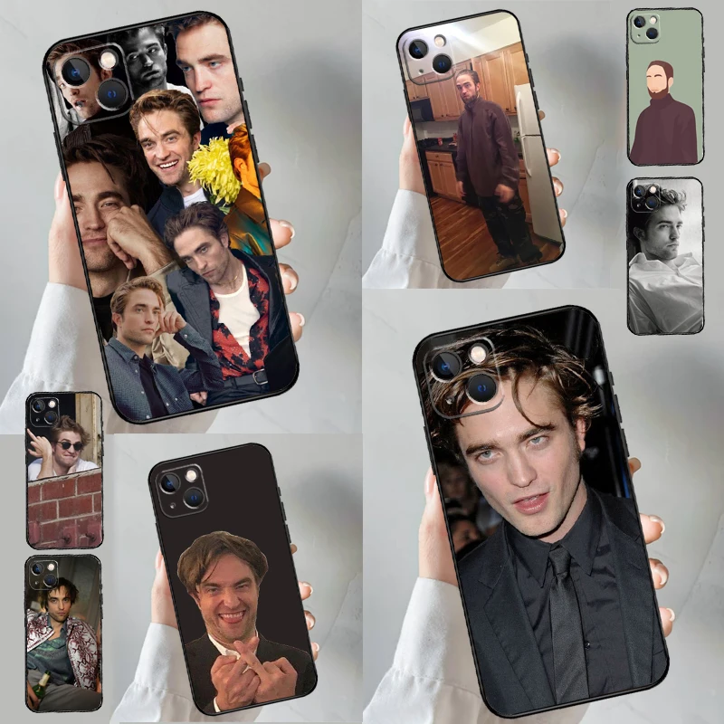 Robert Pattinson Standing Bumper Phone Case For iPhone 16 15 14 11 12 13 Pro Max X XS XR Plus Back Cover