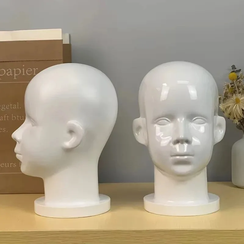 

Realistic Kids Mannequin Head Wig Display Model for Hat & Glasses Small Medium Large Sizes Available