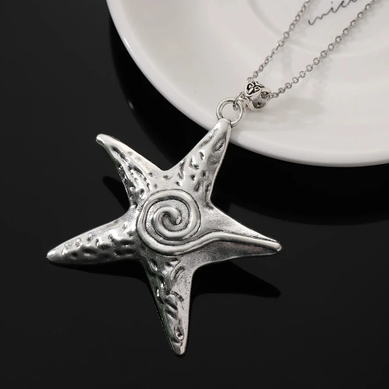 New style - male and female star pendant necklace, starfish, Hyperbola, fashion jewelry, novelty