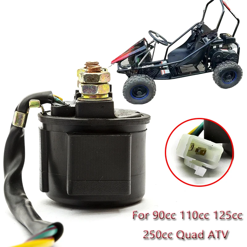 

12V Starter Relay Solenoid For Kawasaki Motorcycle For Honda ATV 90cc 110cc 125cc 250cc Quad Motorcycle Spare Part