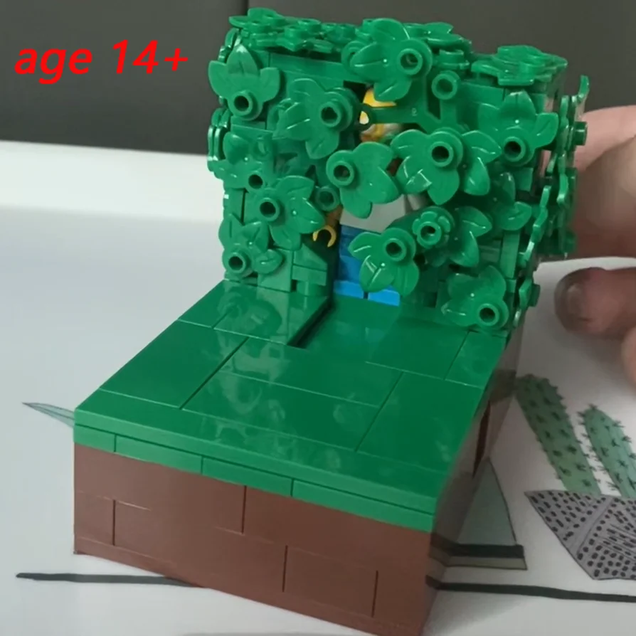 

В наличии MOC Строительный блок Гомер Подложка в кусты Технология Кирпичи День Рождения Рождество Праздник DIY Подарки Подарок для вечеринок