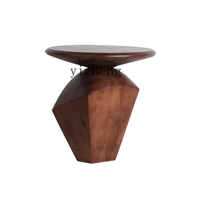 

XL Sofa Solid Wood Side Table Decoration Bed & Breakfast Tea Room High-Grade Bedside Corner Table