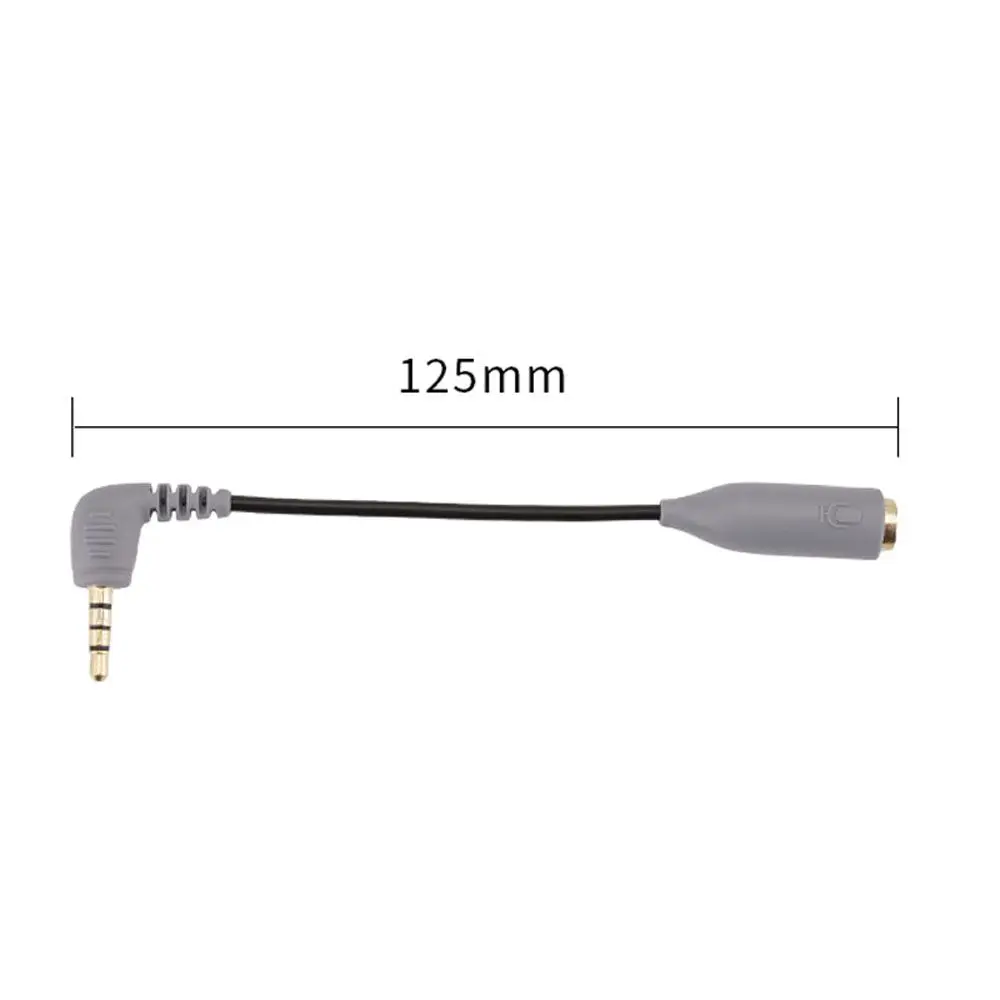 Replacement SC4 Microphone Cable for Rode 3.5mm TRRS Male to Female TRS Adapter