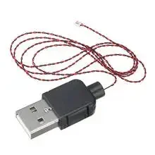 0.8mm Pin DIY 5v Lights 50cm USB Power Cable Compatible with Lego USB Power Cord DIY Decorative Lamp USB Wire Toy Accessories