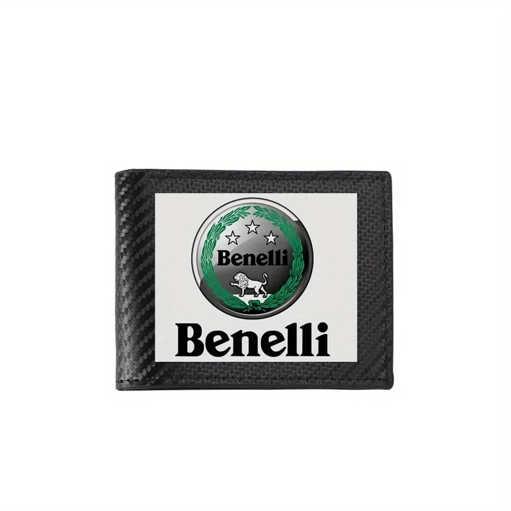 Lion stars circle leaves brand Men's Wallets Simple Business Modern Stylish Printing Design Gifts For Father Boyfriend Christmas