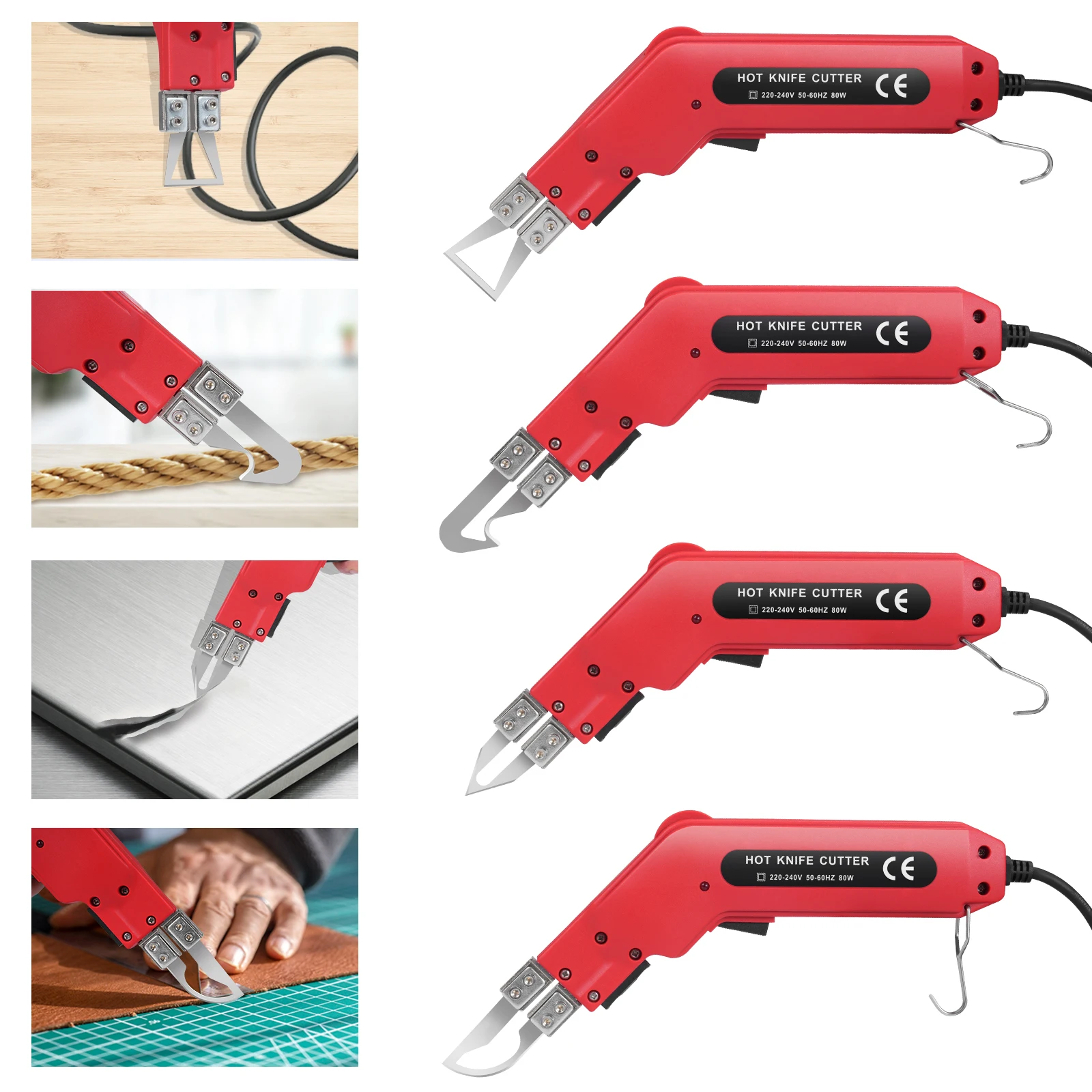 100W Elektrische Heißer Messer Stoff Cutter Wärme Messer Für Schneiden Tuch/Seil/Kunststoff/Acryl Heißer Messer-styropor Schneiden Tool Kit