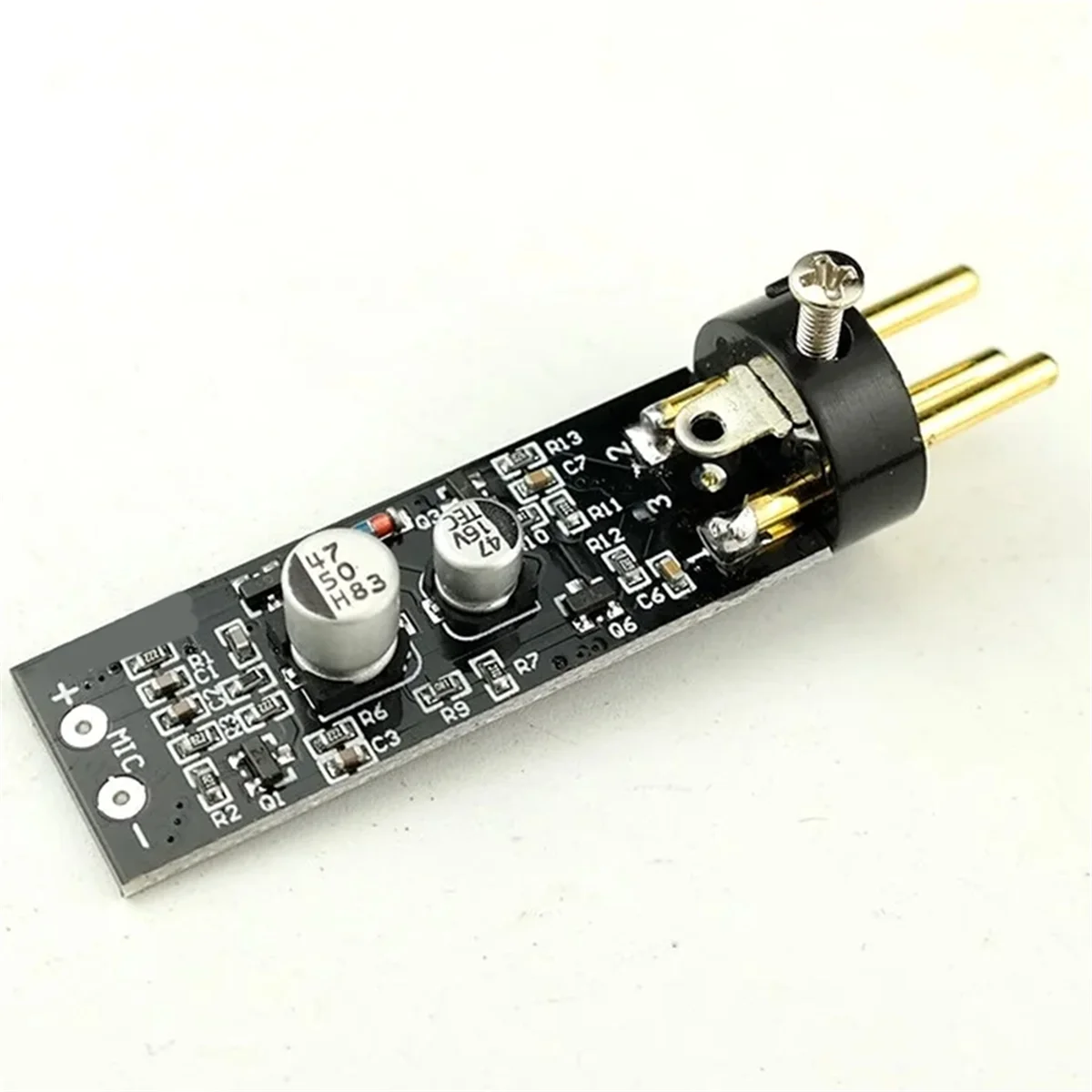 Hot sale 15-48V Phantom Power Electret Condenser Microphone Amplifier Board for K Song Recording Conference Speech 125db NEW