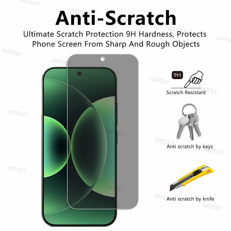 2/4 SZT. Folia Ochronna Prywatności do Xiaomi 17 Pro Szkło Anty-Spy do Xiaomi 17 Pro 17 Pro Max Szkło Hartowane Prywatyzujące Folia Ochronna na Telefon — zdjęcie produktu 4