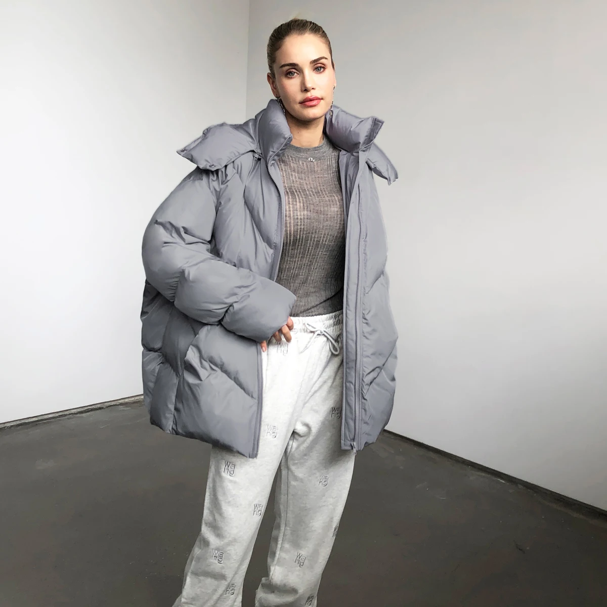 2025 Abrigo de invierno para mujer Parkas cálidas y gruesas con estilo