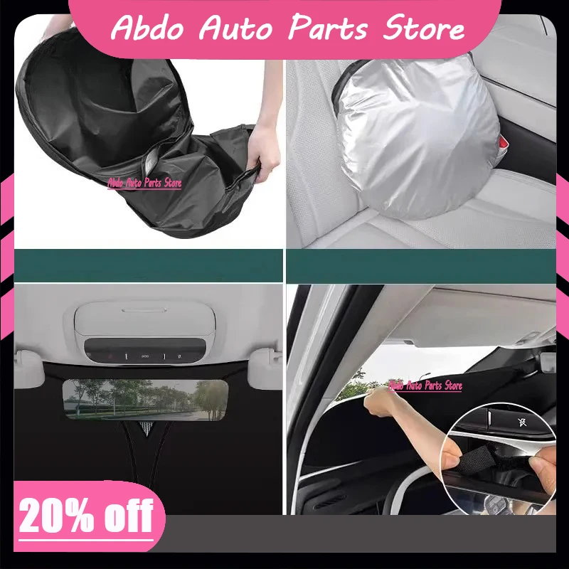 Abdo For Xpeng X9 2025 Xiaopeng X9 2024 2025 2026 Car Windshield Sunshade Cover Anti UV Protection Foldable Easy To Store Access