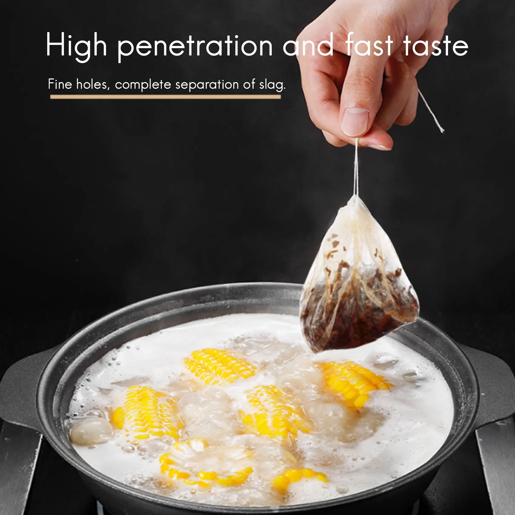 ABJN-300PCS Tea Filter Bags, Disposable Tea Filter Bags Paper Tea Infuser Drawstring Empty Tea Bags For Loose Tea And Coffee