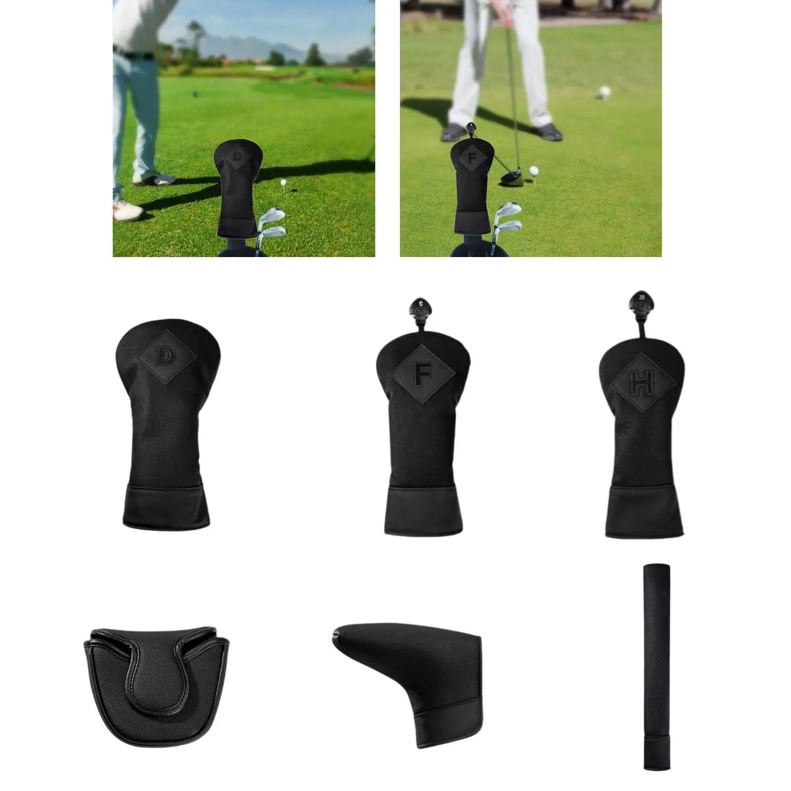 

Водонепроницаемый чехол на голову для гольф-клуба из искусственной кожи, длинная шея, бархатистая подкладка, защита от леса для игроков в гольф, идея подарка