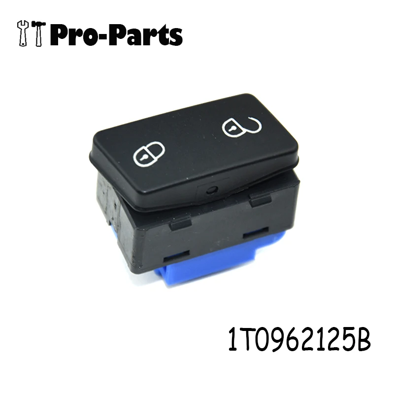 New 1T0962125B  1T0 962 125B 1T0962125 1TD962125 Central Saftey Lock Unlock Button Switch For Volkswagen VW Caddy Touran