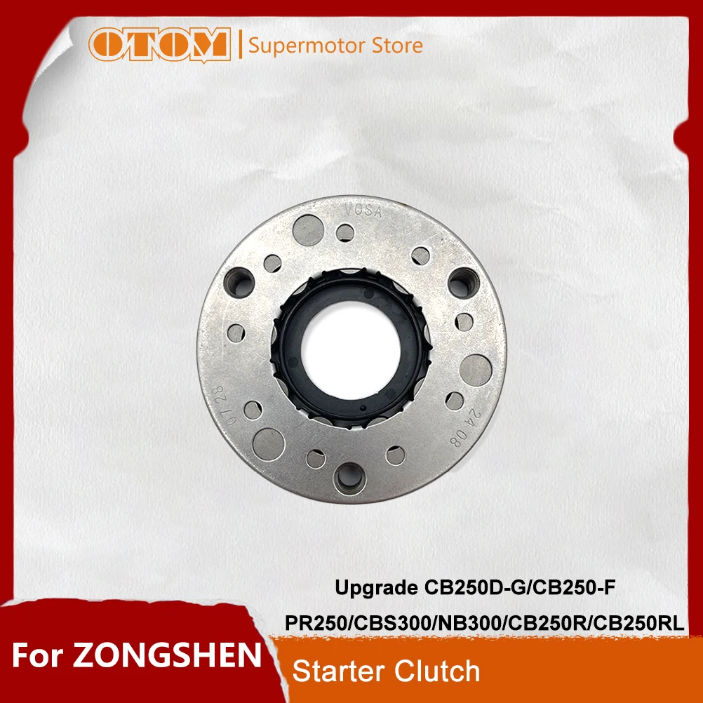 OTOM Motorcycle Starter Clutch Overrunning Clutch For ZONGSHEN Upgrade CB250D-G CB250-F PR250 CBS300 NB300 CB250R CB250RL Bikes