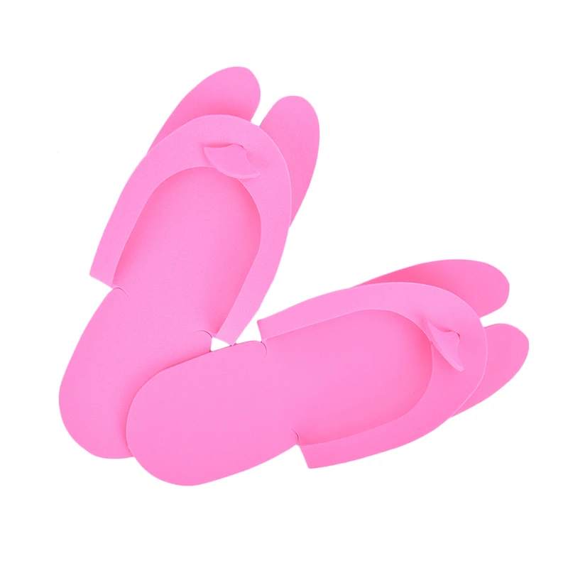 Pantofole per pedicure in schiuma usa e getta di colore casuale da 12 paia per pantofole infradito per piedi per pedicure spa da salone