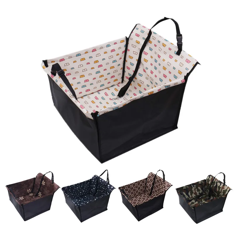 20 Style Dog Car Seat Cover Waterproof Rear Row Single Seat Pet Dog Travel Mat Dog Carrier Car Hammock Cushion Protector