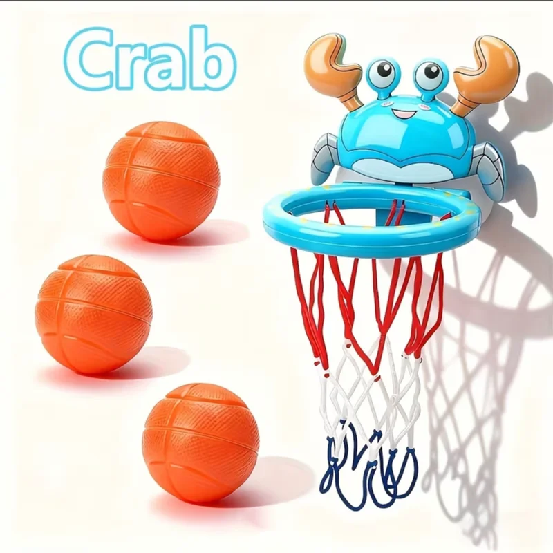 Neues Mini-Cartoon-Tier-Basketball-Set, Badespielzeug für Kinder, Babyspielzeug für die Dusche, Perfektes Geschenk für Kinder – Detail 6