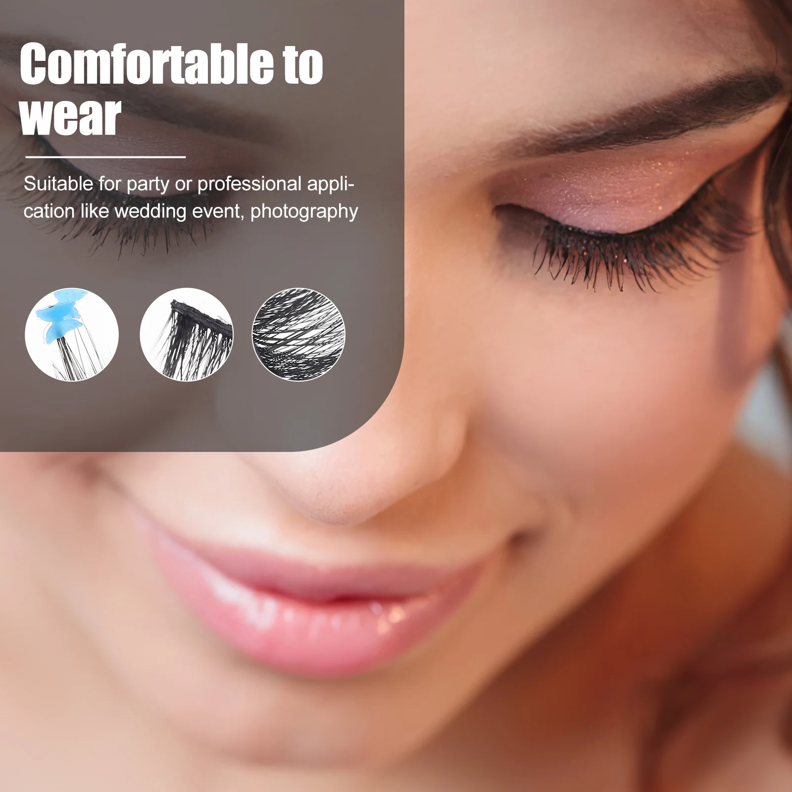 1 زوج ملون ثلاثية الأبعاد الرموش وهمية اضافية طويلة لينة الرموش الصناعية مظهر طبيعي للنساء اليومية بريق العين تعزيز