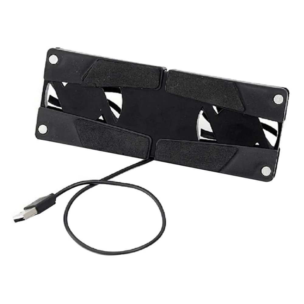 Computer Cooling Pad,Portable Notebook Radiator Foldable Dual Fan Cooling Pad Computer Notebook Computer Cooling