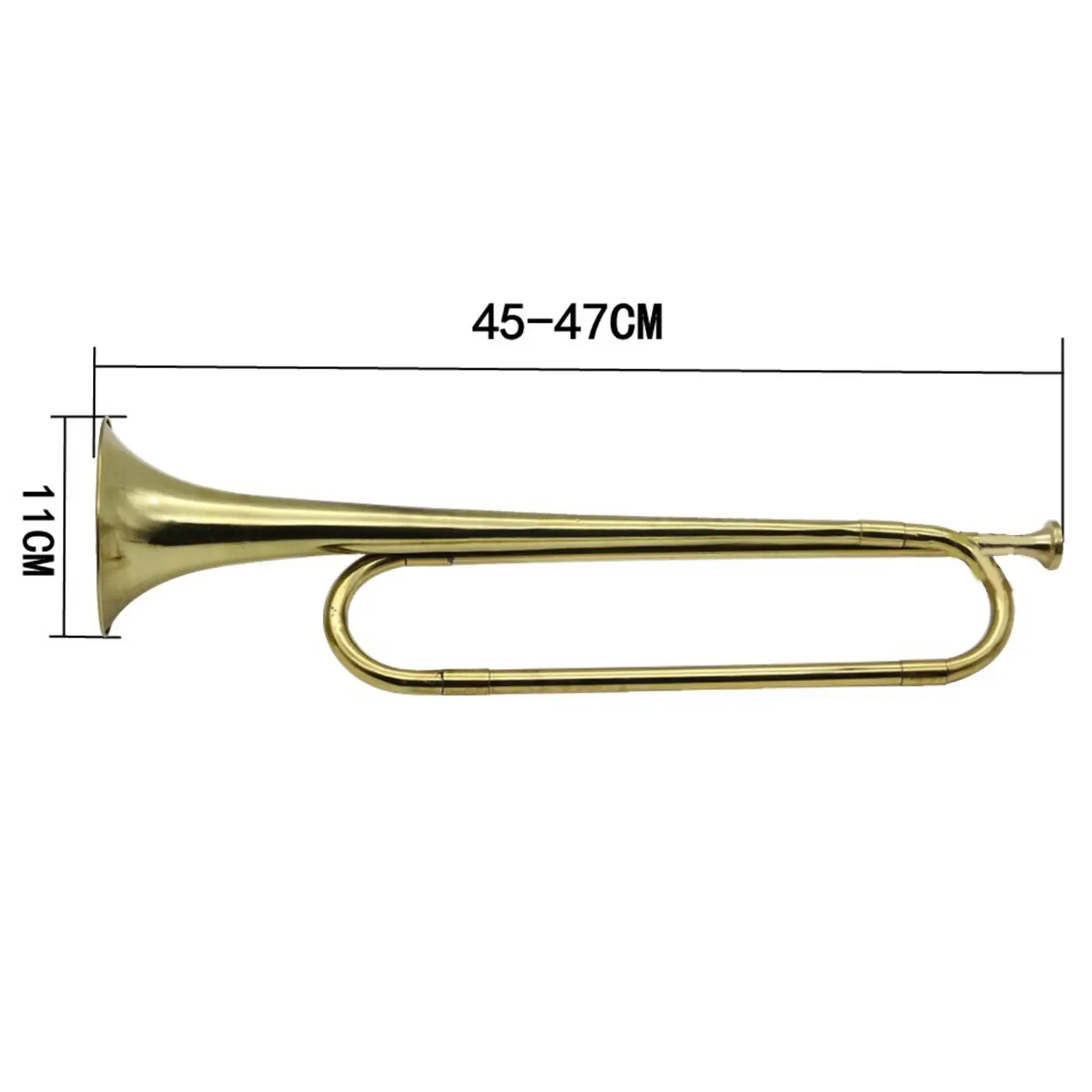 Trompeta de Marcha, Instrumento Musical de Latón, Trompeta Francesa, Instrumento Musical de Latón para Niños, Adultos y Conjuntos Orquestales