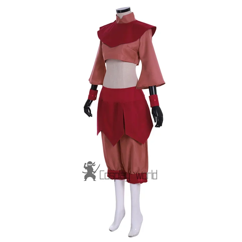 Avatar The Last Airbender Ty Lee Cosplay Costume Women Kungfu  Uniform  Halloween Carnival Full Set Custom Made view 3