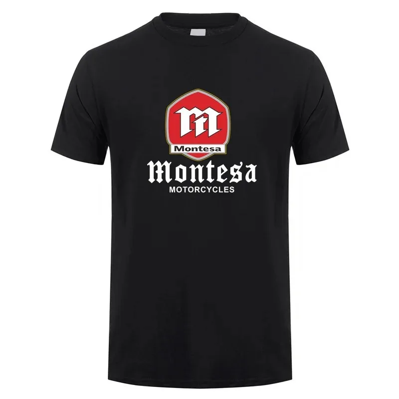 2024 New Montesa Motorcycle T Shirt Summer Men Funny Cotton Short Sleeve Montesa T-shirts Boyfriend Gift Unisex Tops Tee