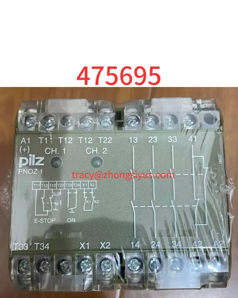 The new PNOZ (safety relays) PNOZ 3S 1024VDC 475695