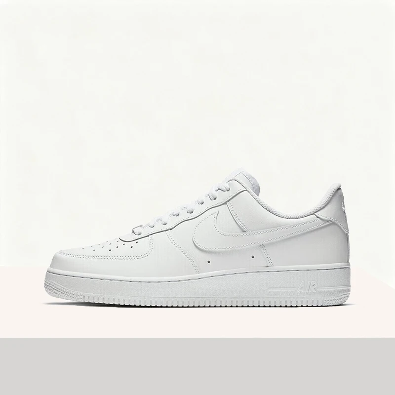 

Кроссовки Nike Air Force 1 однотонные — универсальные, повседневные, комфортные, легкие, дышащие, незаменимые низкие кеды CW2288-111