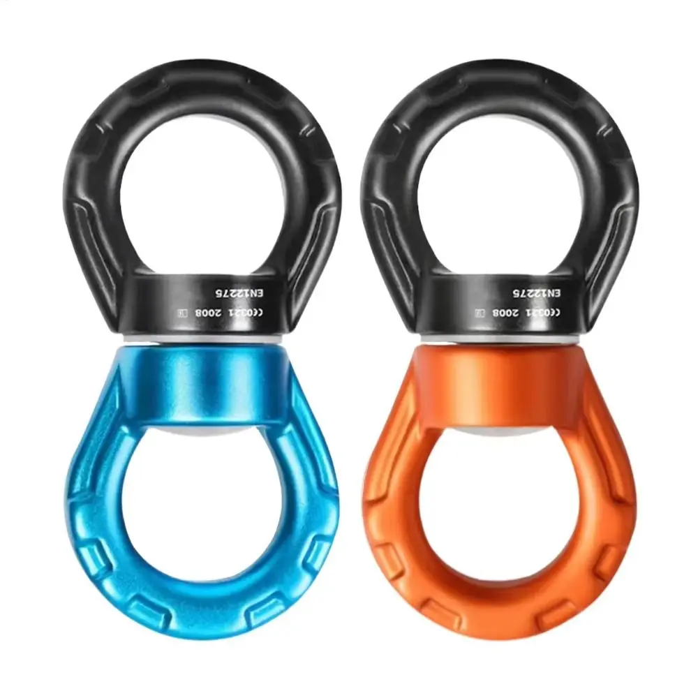 Hanging Device 360° Rotation 30kN Swivel Carabiner Heavy-Duty Universal Rotating Carabiner Anti-Tangles Swivel Connector Hammock