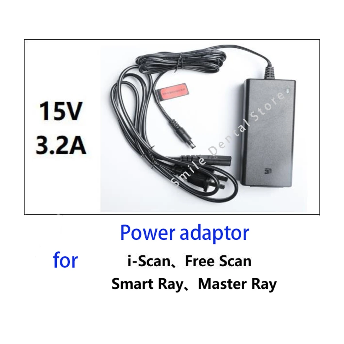 New Original Power Adaptor/Phosphor Plate Size 0 1 2 3 for Dental Woodpecker i-Scan Free Scan Scanner Smart Ray Master Ray Used