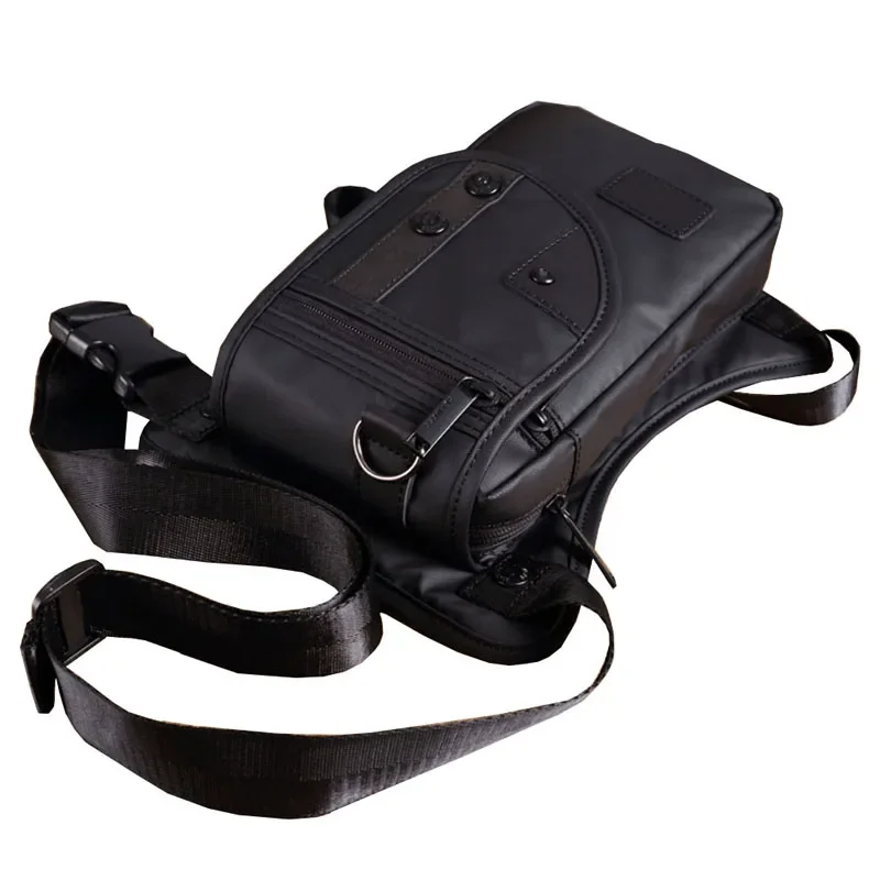 Men Oxford/Nylon/Canvas Drop Leg Bag Fanny Waist Pack Hip Bum Belt Casual Shoulder Bag Motorcycle Riding Thigh Bag