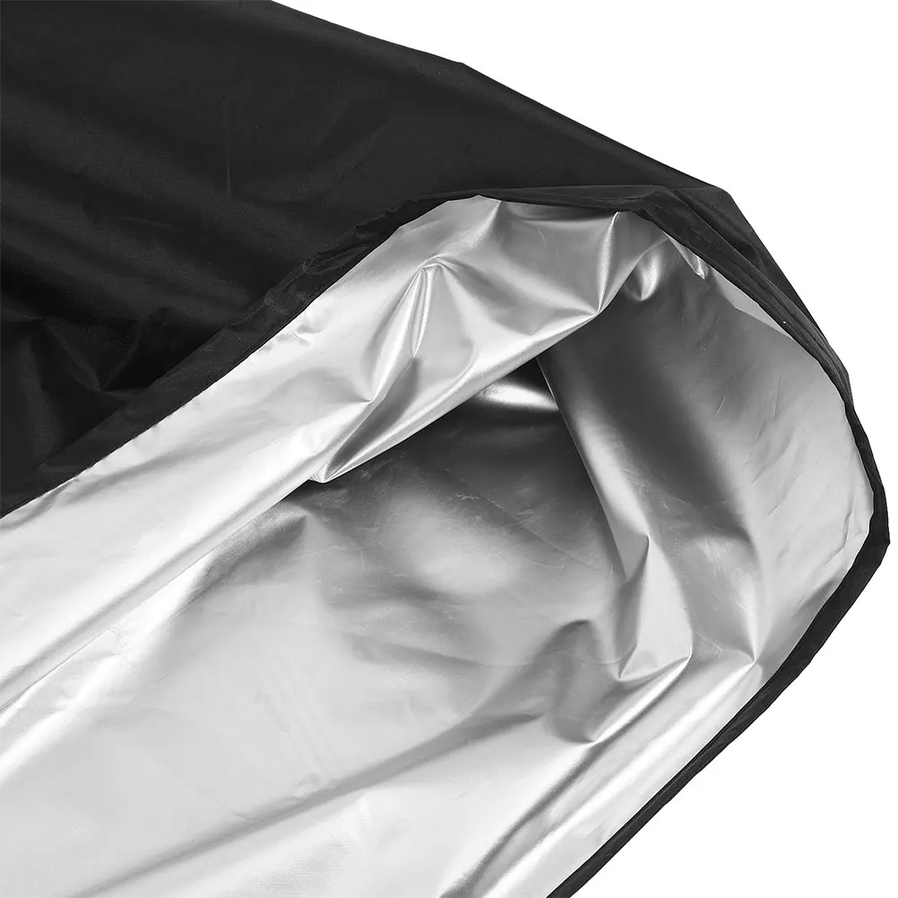 

BBQ Cover for Outdoor Grill 70x70cm Black Heavy Duty Water-resistant Drawstring Universal Garden Cover Durable Long-lasting