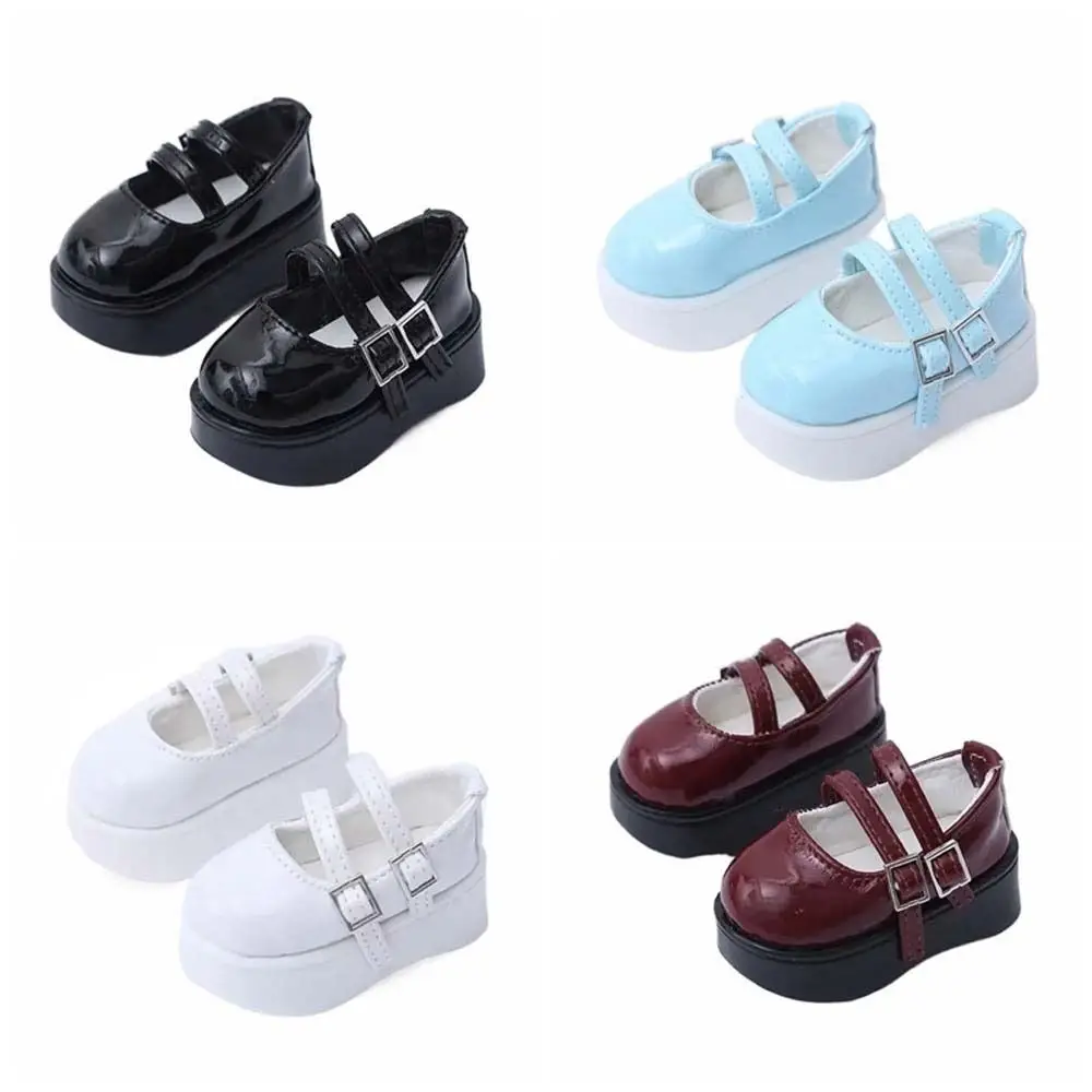 

Dress Up 1/4 Dolls Shoes Mini Shoes Heightened Thick Sole Bjd Leather Shoes Handmade Multiple Colour 45CM Doll Shoes