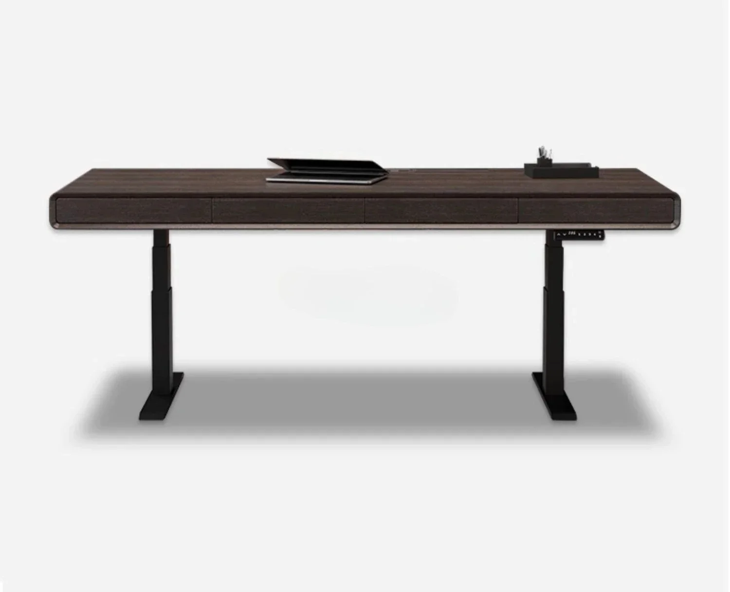 Lifting desk light luxury modern advanced sense intelligent electric solid wood workbench