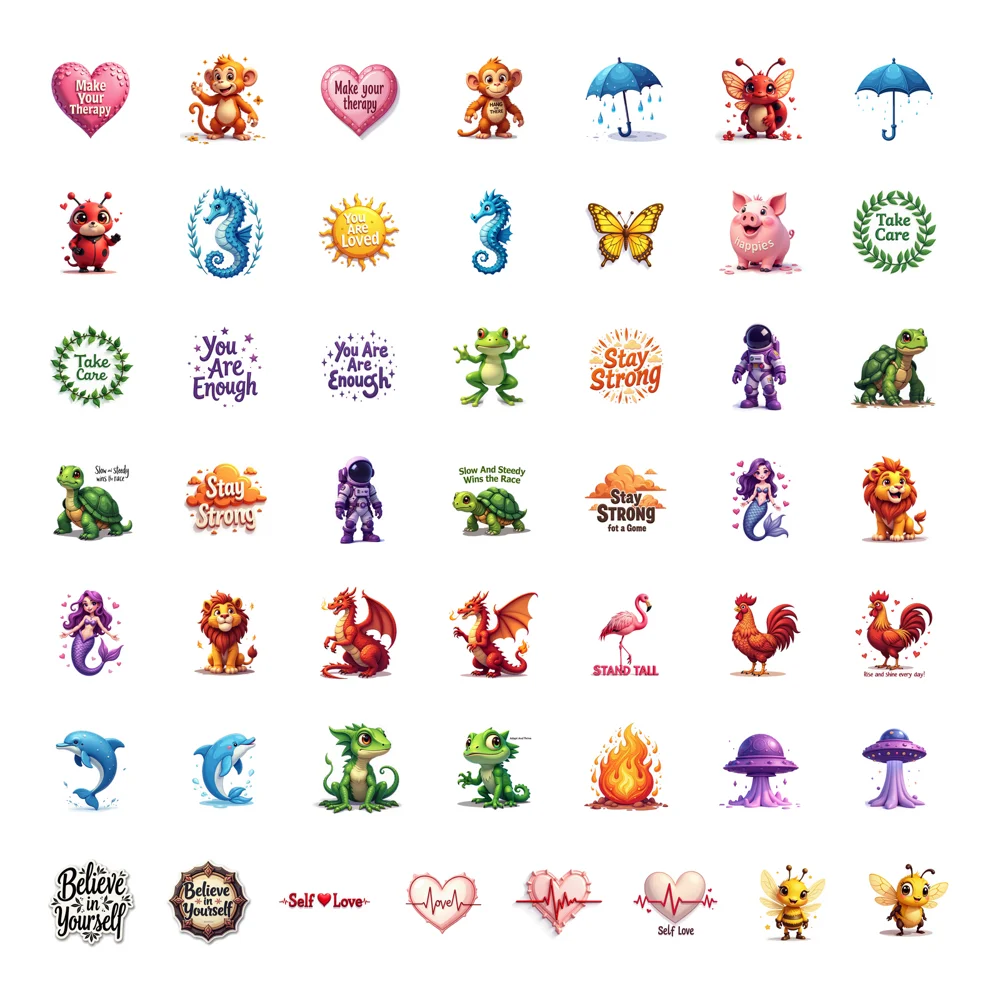 ملصقات العبارات ملصقات الحب المزخرفة ذاتية اللطيفة لزجاجة المياه ذاتية الحب للكمبيوتر المحمول