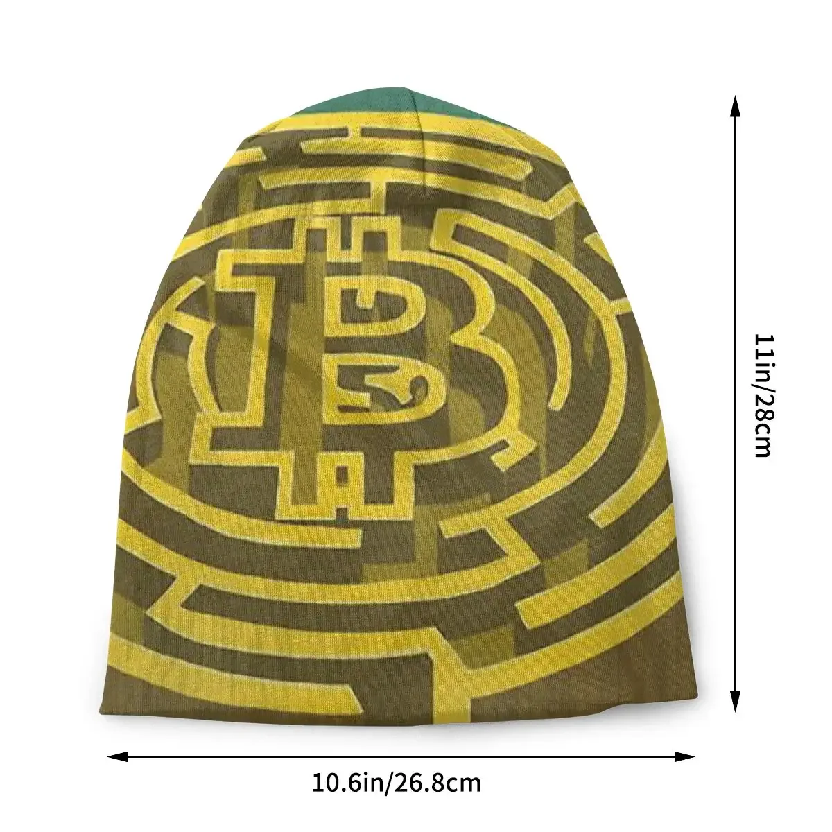 Bonnet Hats Doge Dogecoin Skyrocketing Men Women's Knitting Hat Bitcoin Maze Winter Warm Cap Beanies Thermal Elastic Caps