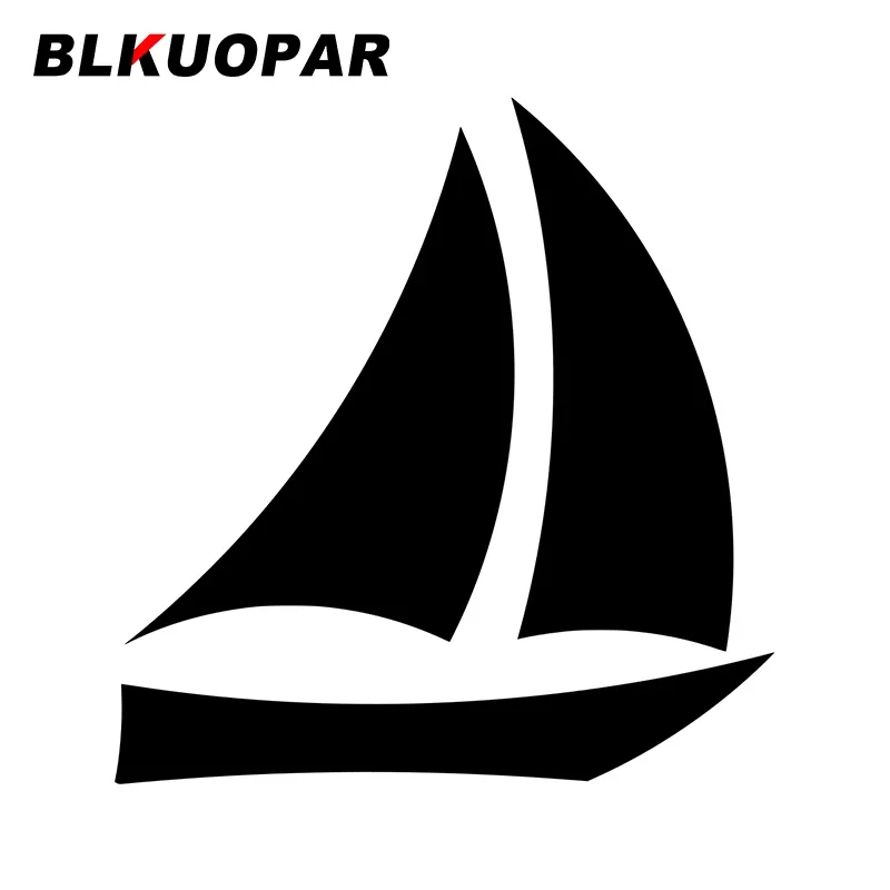 BLKUOPAR For Transportation Ocean Boat Car Stickers Sunscreen Creative Decals Scratch-Proof Air Conditioner Trunk Decoration